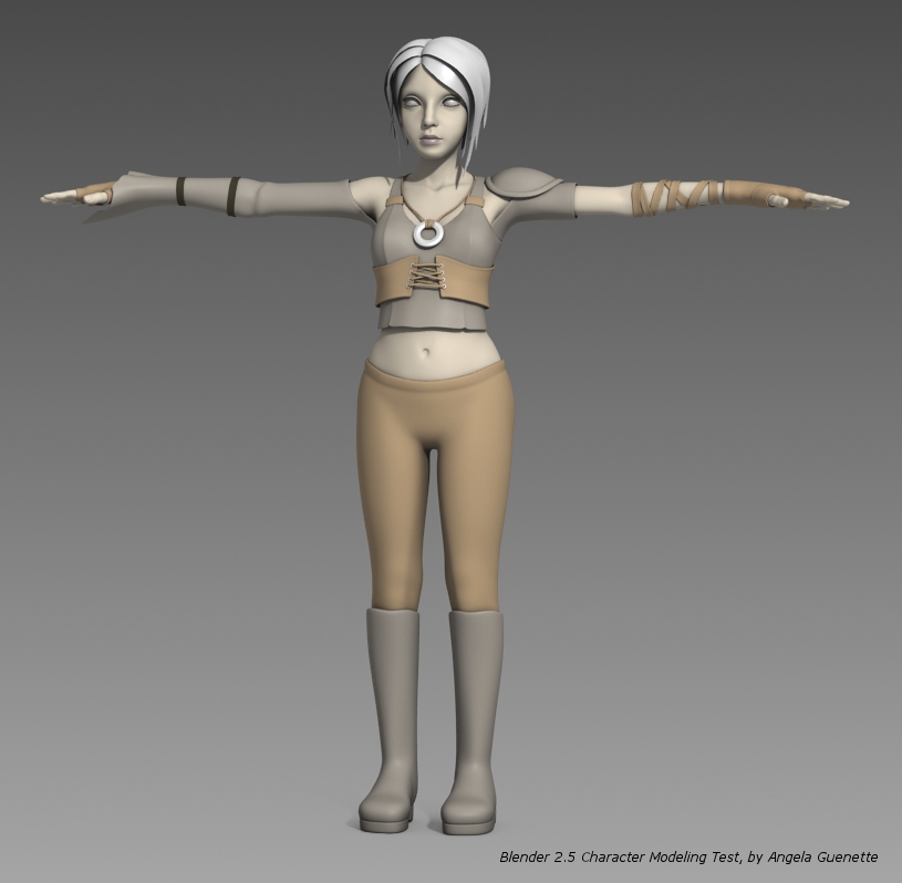 blender female human model download