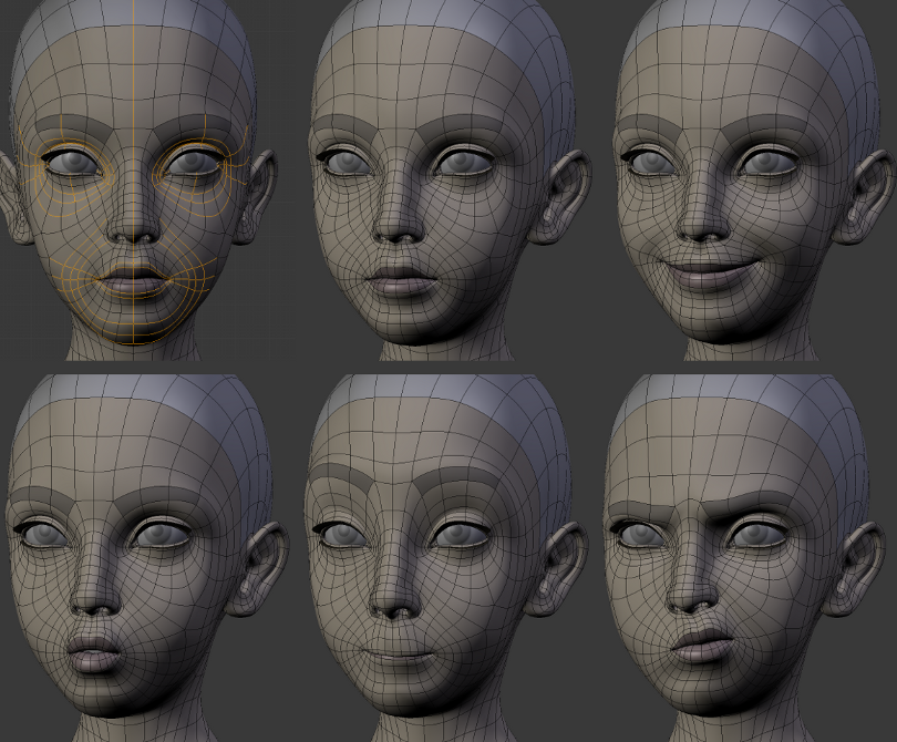 Sintel, the Open Movie Project » Archive » Facial Shapes Test